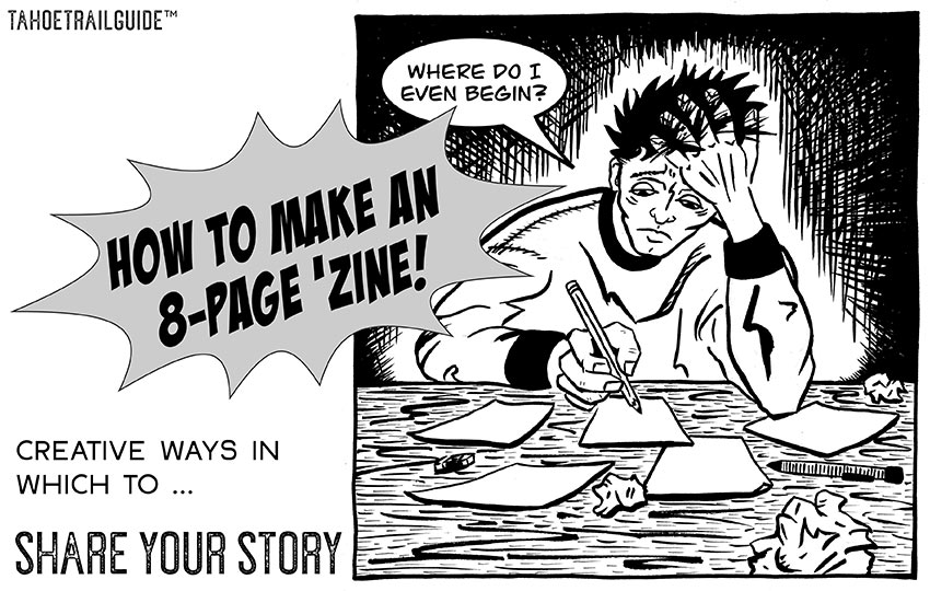 How To Make A Mini-Comic with One Sheet Of Paper 