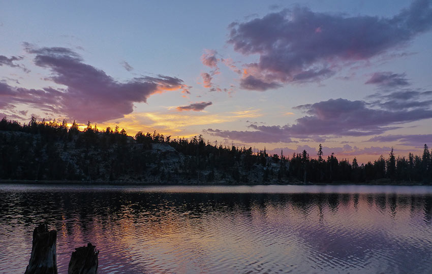 Sunset at Round Lake