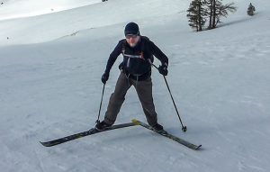 Backcountry Cross-Country Skiing Technique: Side-Step and Herringbone Technique